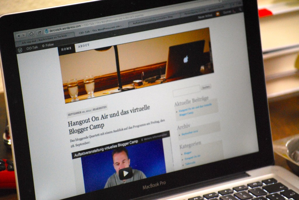 Hangout On Air-Blogger Camp