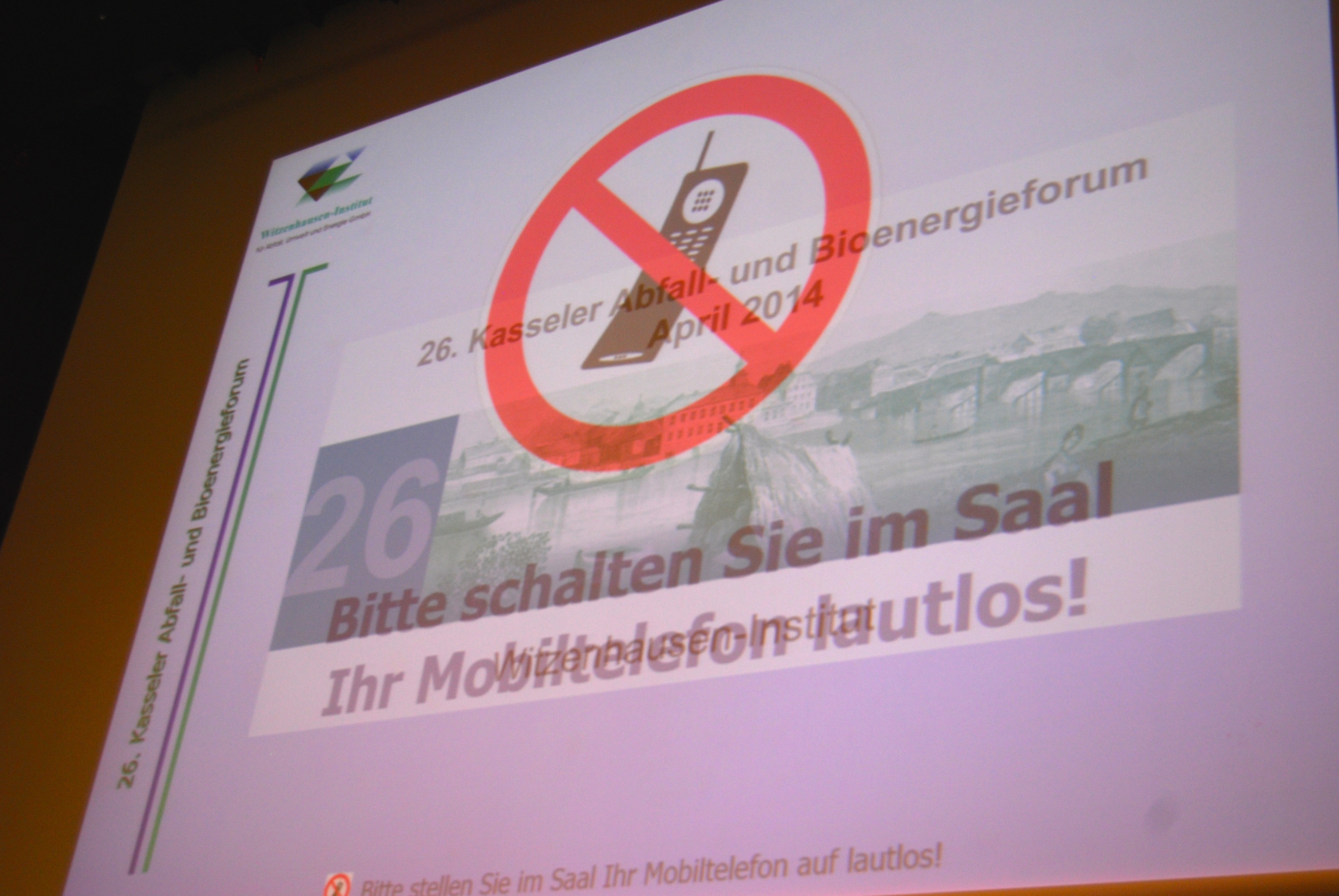 Neulich beim Abfallforum in Kassel