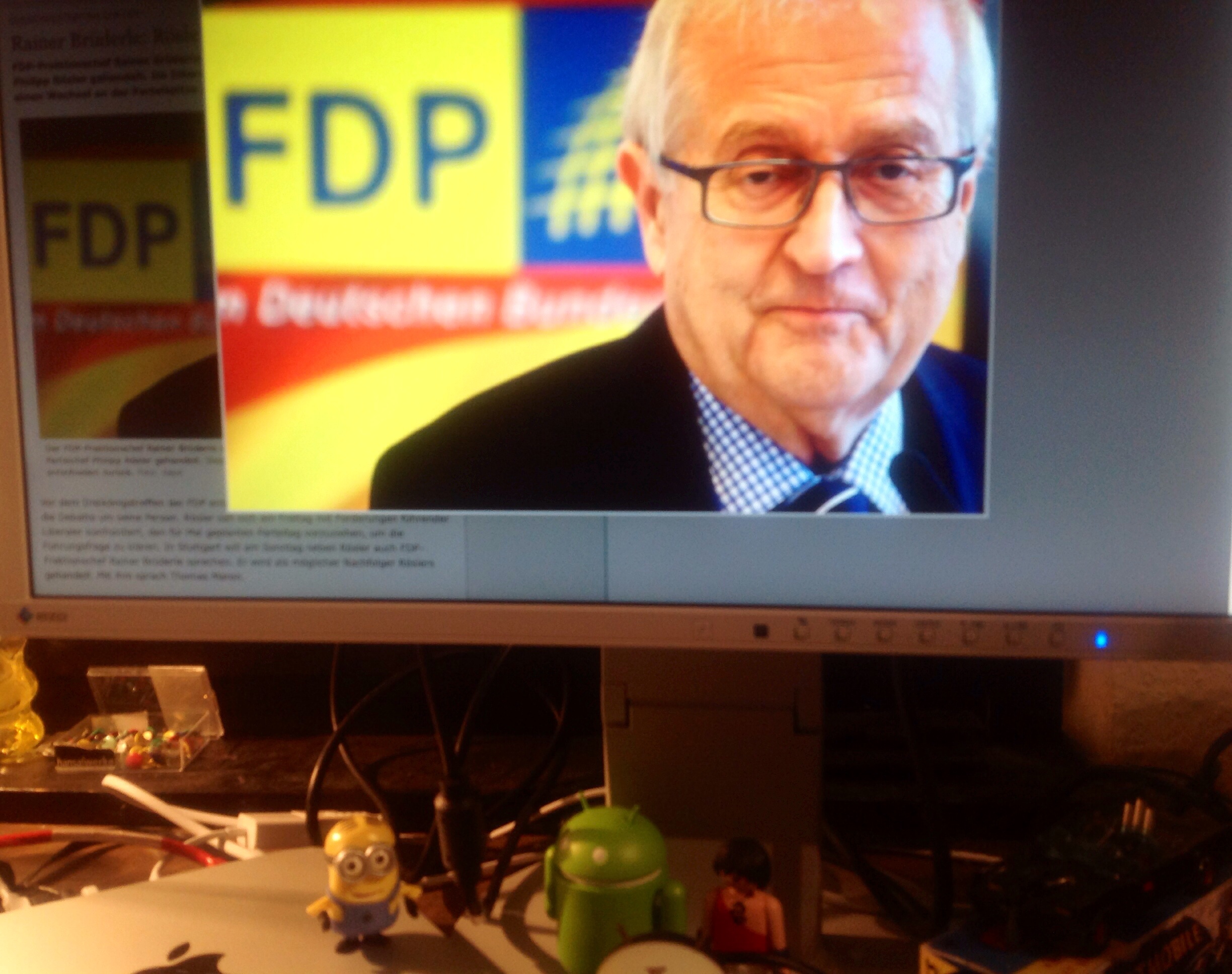 FDP-Politiker Brüderle soll die Deindustrialisierung verhindern