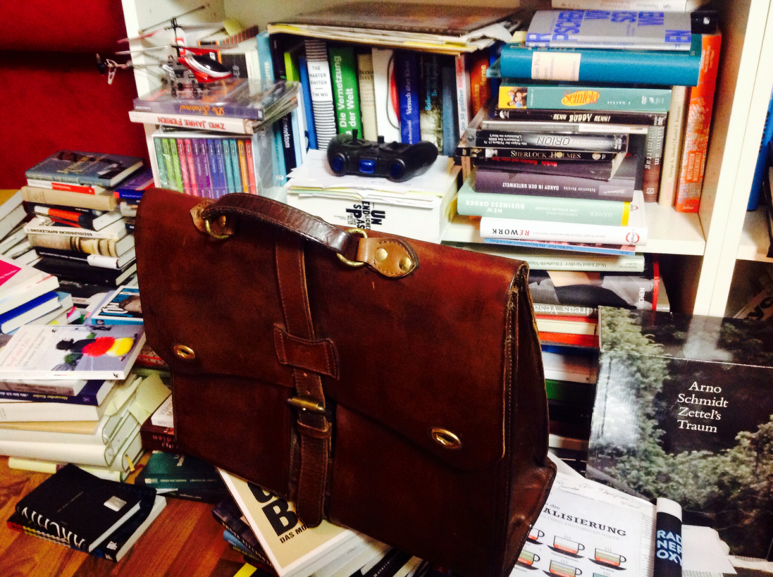 Bei mir reicht es nur zur Büchertasche