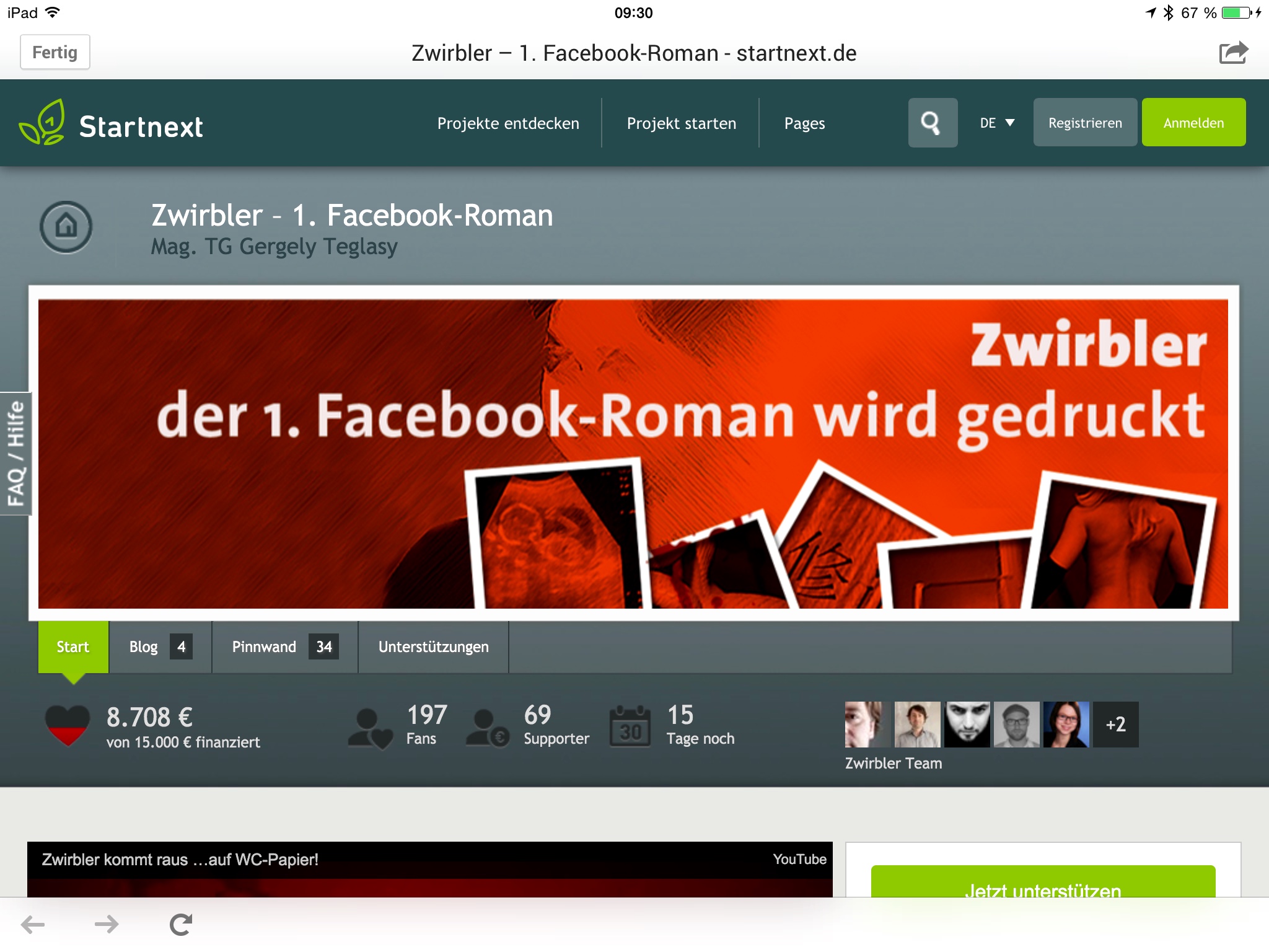 Zwirbler braucht Eure Unterstützung