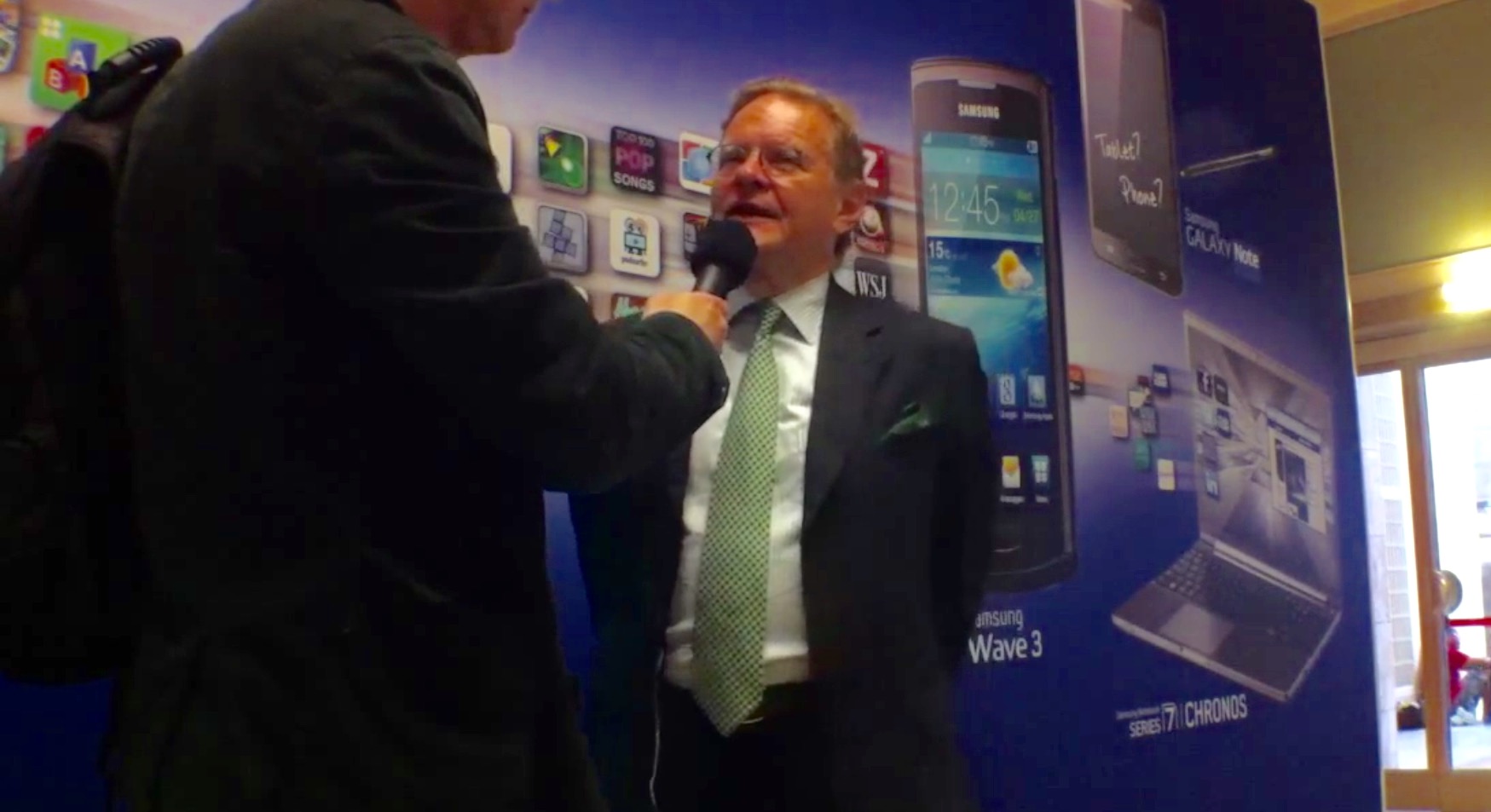 Interview mit Peter B. Záboji auf der Internationalen Funkausstellung in Berlin