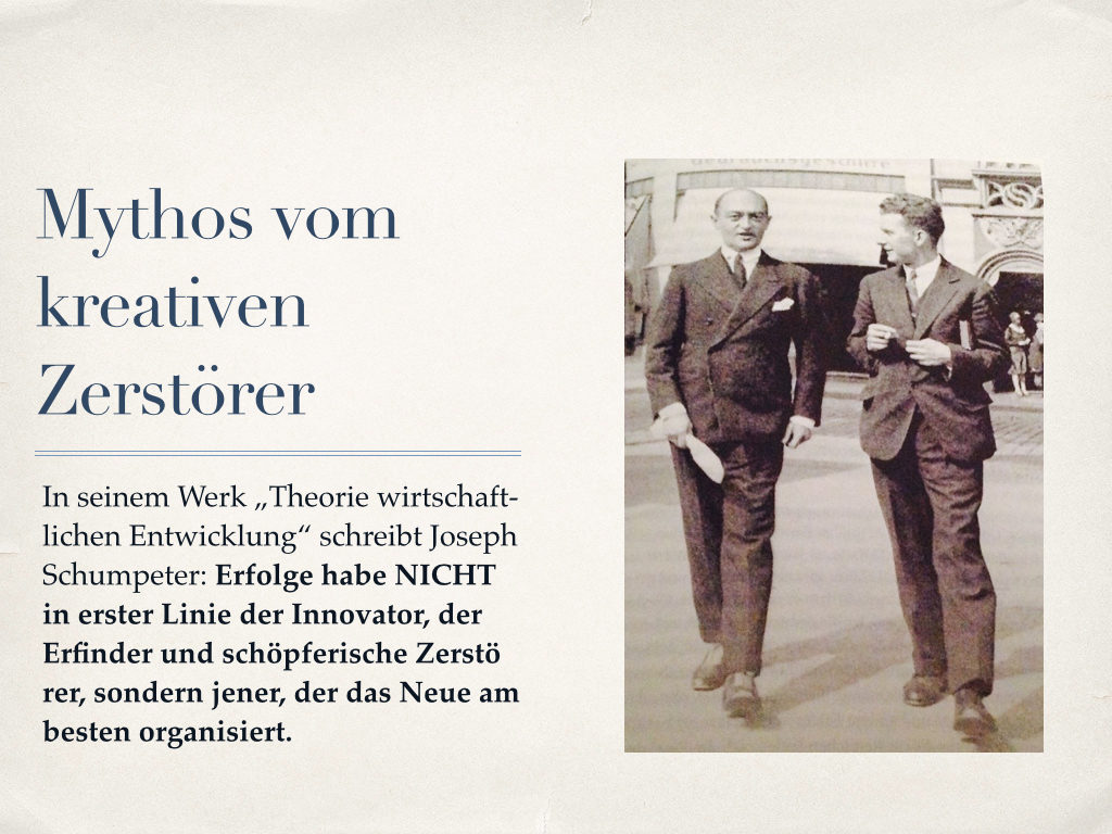 Schumpeter richtig zitieren.001