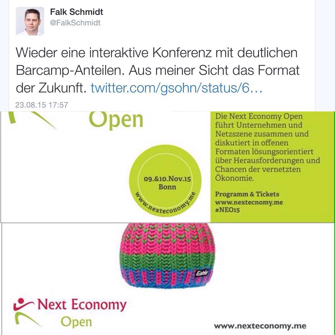 Matchen - Moderieren - Managen zur Next Economy Open in Bonn 