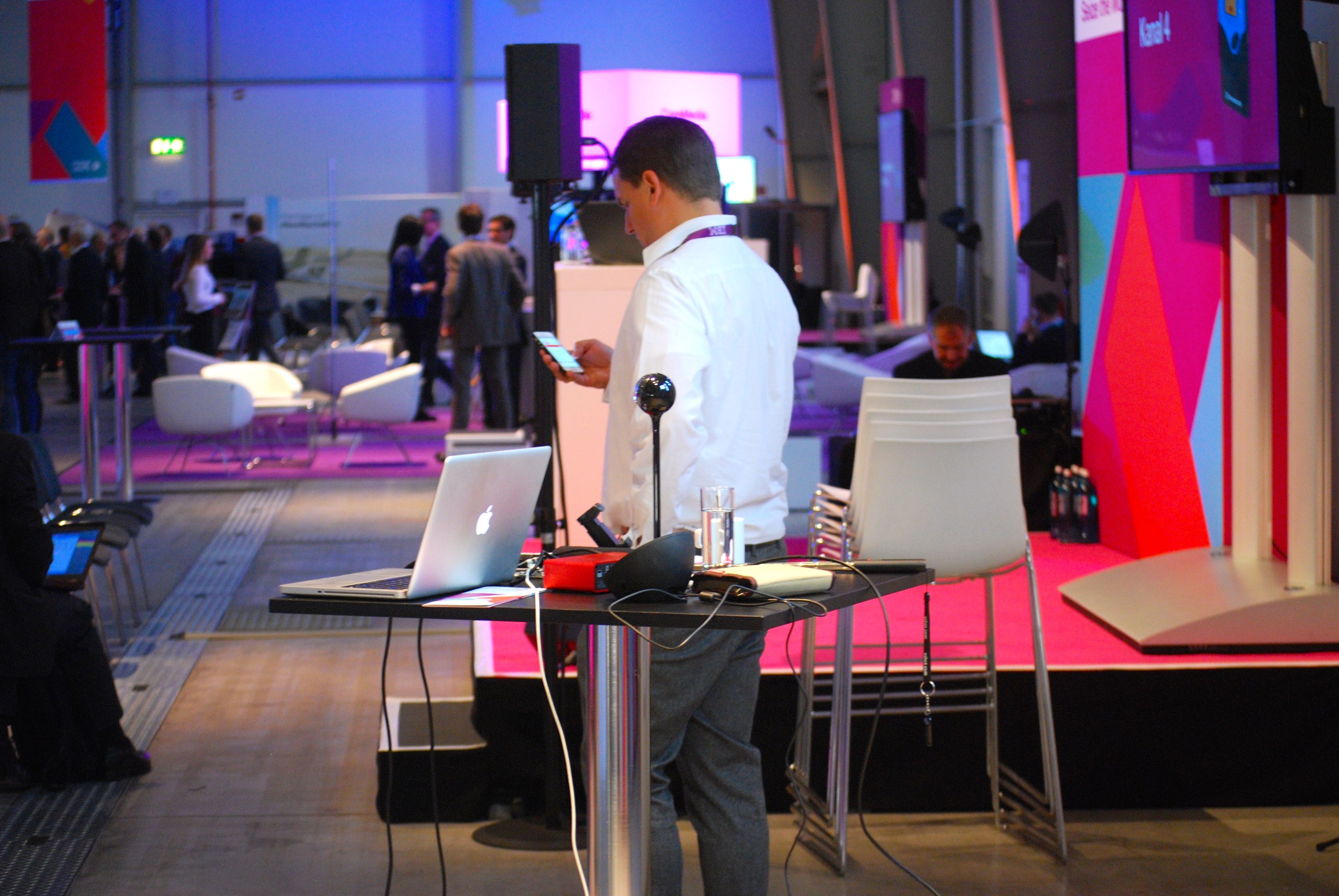 Mobile Livestreaming-Studio auf der IBM BusinessConnect in Köln