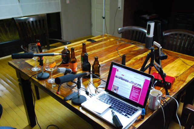 Craft Beer TV-Studio nach dem Test :-)